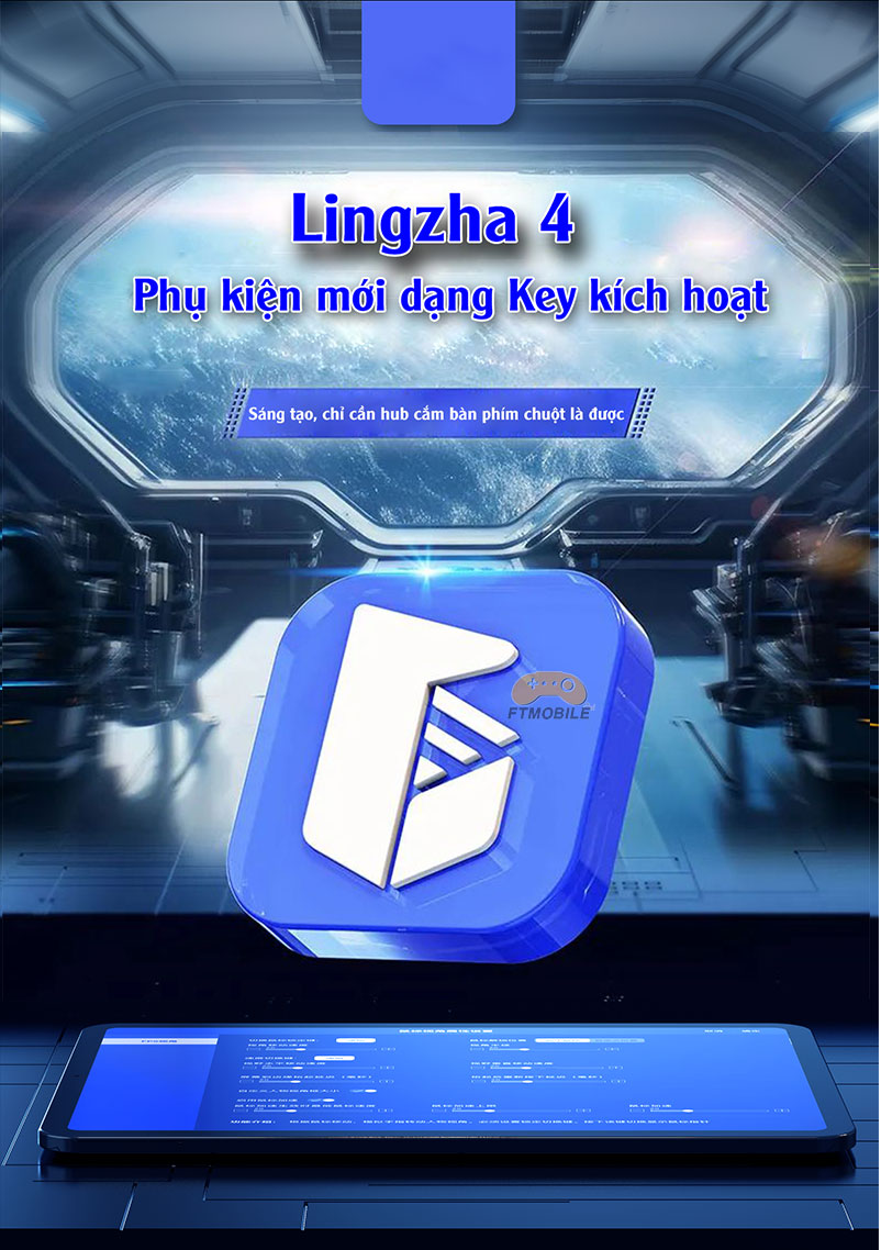 Bàn phím và chuột chơi game Lingzha 4 PUBG Mobile mang đến trải nghiệm chơi game tối ưu cho người chơi PUBG Mobile.