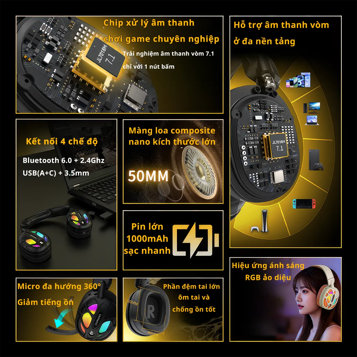 Tai nghe Gamwing Hi8